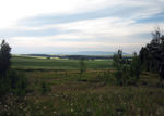 A short walk from the cabin gives you this view of Ashton, ID farmland