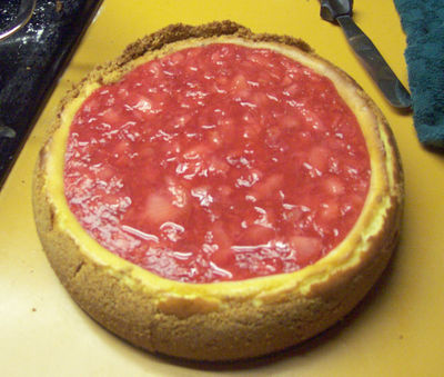 Fresh Strawberry Glazed Cheesecake