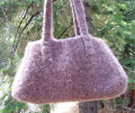 Felted wool bag (no pattern)
