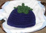 Eggplant Hat (newborn)