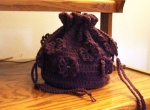 Purple Flower purse for Kiri's birthday