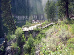 The path to view Upper Mesa Falls