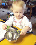 Helping Momma grate zucchini (#3)