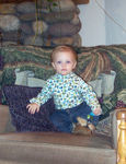 Hanging out in Aunt Jula's Nana's chair