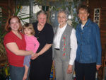 Mommy, Annabel, Gramlee, Aunt Betty and cousin Gloria