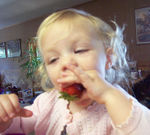 Eating strawberries (#2)