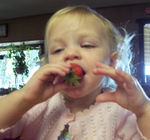 Eating strawberries (#1)