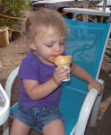 My first 'ice cream' cone (that I don't have to share!) :)