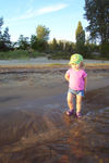 Stomping around on the shoreline