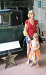 Grams & Annabel in front of Mary Pickford's Model A
