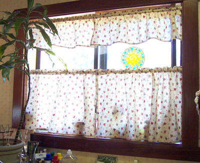Our new kitchen curtains