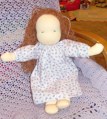 A waldorf doll for Annabel
