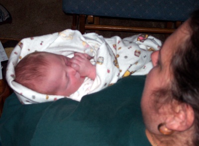Annabel sleeping with Grandma Joan & sucking her thumb