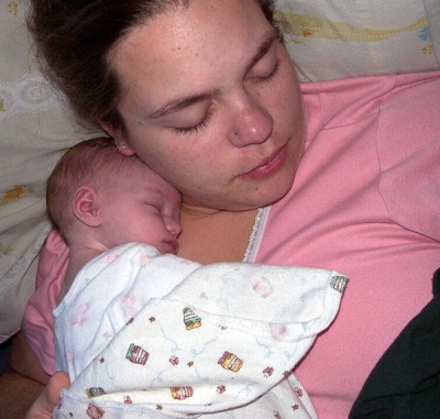 Annabel and Mommy sleeping (do they do anything else?)
